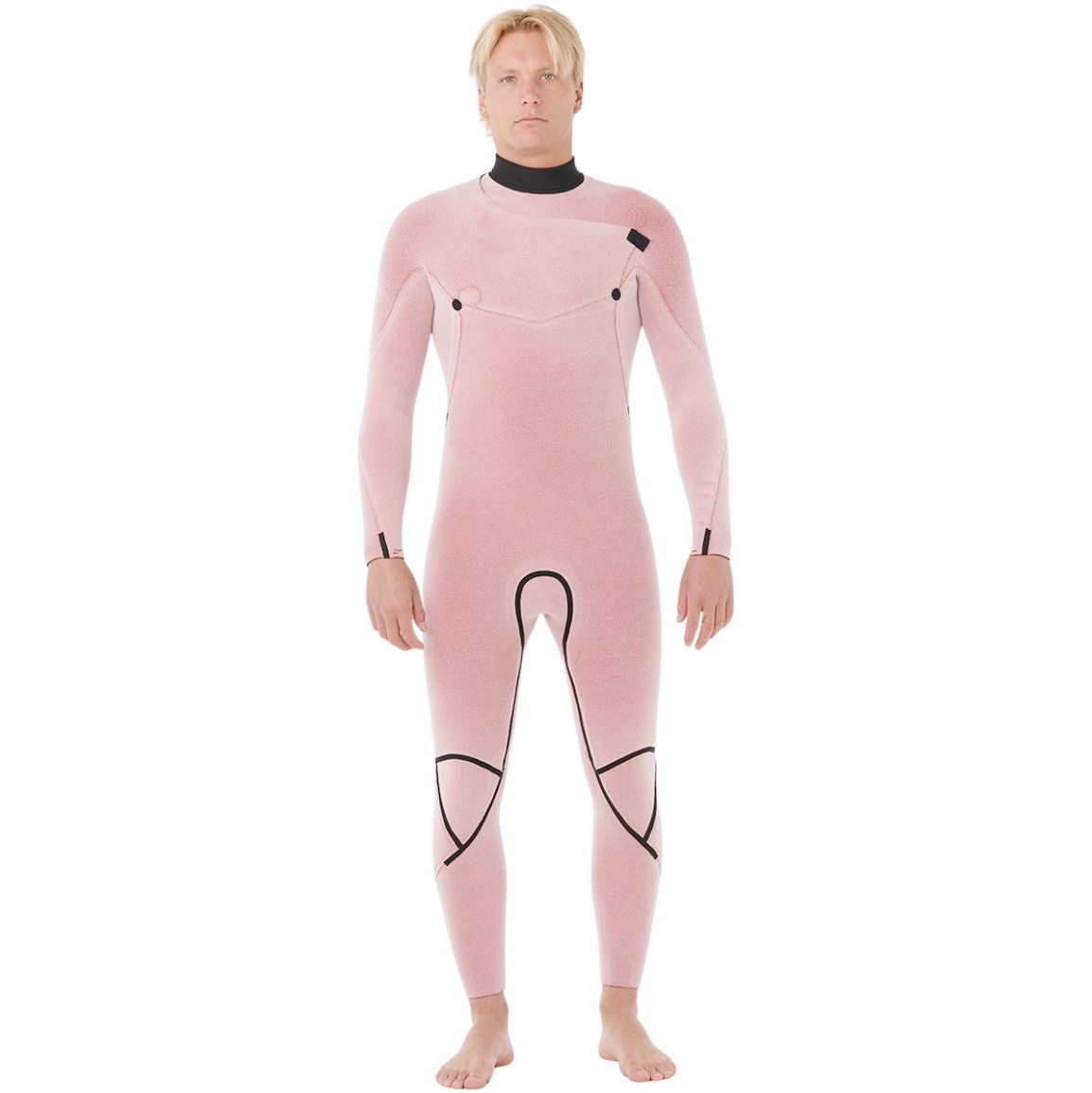 2026 Rip Curl Herre Flashbomb Fusion 3/2mm Chest Zip Våddragt 177MFS - Black